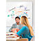 Tableau blanc Prestige nobo - cadre alu - surface Nano Clean - l. 1200 x H 900 mm - avec auget