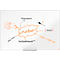 Tableau blanc Prestige nobo - cadre alu - surface Nano Clean - l. 1500 x H 1000 mm - avec auget