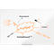 Tableau blanc Prestige nobo - cadre alu - surface Nano Clean - l. 1800 x H 1200 mm - avec auget