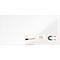 Tableau blanc Prestige nobo - cadre alu - surface Nano Clean - l. 1800 x H 900 mm - avec auget