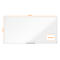 Tableau blanc Prestige nobo - cadre alu - surface Nano Clean - l. 2000 x H 1000 mm - avec auget