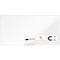 Tableau blanc Prestige nobo - cadre alu - surface Nano Clean - l. 2000 x H 1000 mm - avec auget