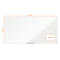 Tableau blanc Prestige nobo - cadre alu - surface Nano Clean - l. 2400 x H 1200 mm - avec auget