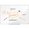Tableau blanc Prestige nobo - cadre alu - surface Nano Clean - l. 900 x H 600 mm - avec auget