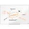 Tableau blanc Prestige nobo - cadre alu - surface Nano Clean - l. 900 x H 600 mm - avec auget