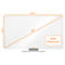 Tableau blanc Widescreen nobo - cadre alu - émaillé - l. 1220 x H 690 mm - avec auget