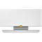 Tableau blanc Widescreen nobo - cadre alu - émaillé - l. 1220 x H 690 mm - avec auget