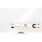 Tableau blanc Widescreen nobo - cadre alu - émaillé - l. 1550 x H 870 mm - avec auget