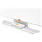 Tableau blanc Widescreen nobo - cadre alu - émaillé - l. 1880 x H 1060 mm - avec auget