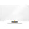 Tableau blanc Widescreen nobo - cadre alu - émaillé - l. 890 x H 500 mm - avec auget