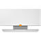 Tableau blanc Widescreen nobo - cadre alu - émaillé - l. 890 x H 500 mm - avec auget