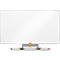 Tableau blanc Widescreen nobo - cadre alu - surface Nano Clean - l. 710 x H 400 mm - avec auget