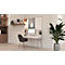 Tableau combiné Legamaster UNITE, tableau d'affichage &amp; tableau blanc, L 1200 x P 12,6 x H 900 mm, support pour marqueurs, acier laqué &amp; feutre, blanc &amp; gris