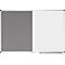 Tableau combiné Legamaster UNITE, tableau d'affichage &amp; tableau blanc, L 900 x P 12,6 x H 600 mm, support pour marqueurs, acier laqué &amp; feutre, blanc &amp; gris