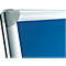 Tableau d'affichage Franken PRO, feutre, montage mural, format vertical/transversal, aluminium, bleu, 900 x 600 mm