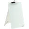 Tableau de notes en verre Nobo Diamond, pour bureaux, L 216 x P 30 x H 297 mm, avec marqueur et matériel de montage, blanc