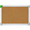 Tableau en liège Franken U-Act ! Linie®, montage mural en format vertical &amp; horizontal, cadre en aluminium, 400x600 mm