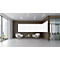 Tableau en verre Franken, magnétique, montage mural en format vertical &amp; horizontal, verre de sécurité, blanc pur, en diverses tailles