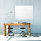 Tableau en verre Legamaster Colour 7-104554, magnétique, L 900 x H 1200 mm, blanc