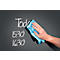Tableau en verre Legamaster Colour 7-104663, magnétique, L 1000 x H 1500 mm, noir