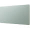 Tableau en verre Legamaster RC, avec 2 aimants &amp; 1 marqueur pour tableau en verre, L 1000 x P 4,4 x H 2000 mm, verre de sécurité trempé, mat, sage green