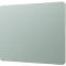 Tableau en verre Legamaster RC, avec 2 aimants &amp; 1 marqueur pour tableau en verre, L 1200 x P 4,4 x H 900 mm, verre de sécurité trempé, mat, sage green
