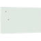 Tableau magnétique en verre artverum® sigel®, 480 x 780 mm, blanc