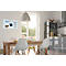Tableau magnétique en verre Be!Board, magnétique, avec aimants, l. 600 x H 400 mm, blanc