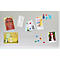 Tableau magnétique, inox, 965 x 600 mm