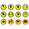 Tableau magnétique Instructions d'hygiène, 12 aimants jaunes, inscriptibles, tôle d'acier/aluminium, blanc, L 300 x H 450 mm