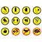Tableau magnétique Instructions d'hygiène, 12 aimants jaunes, inscriptibles, tôle d'acier/aluminium, blanc, L 450 x H 600 mm