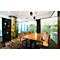Tableau mobile en verre Legamaster, noir, magnétique, utilisable des deux côtés, L 900 x H 1750 mm