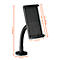 Tablet Halterung Durable TOUGH WALL/TABLE, für 1 Tablet mit 7-13', Montage an Wänden/Tischen, 360° drehbar, Kabelführung, Diebstahlsicherung, schwarz