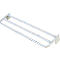Tablette à pour banc de vestiaire, acier, 1015 mm de long, gris clair