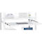 Tablette coulissante ORDO Professional, coulisse télescopique à sortie totale, réglable en hauteur, charge max. 60 kg, L 1.000 mm x P 500 mm, blanc trafic RAL 9016