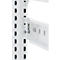 Tablette coulissante ORDO Professional, coulisse télescopique à sortie totale, réglable en hauteur, charge max. 60 kg, L 1.000 mm x P 500 mm, blanc trafic RAL 9016