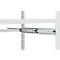 Tablette coulissante ORDO Professional, coulisse télescopique à sortie totale, réglable en hauteur, charge max. 60 kg, L 1.000 mm x P 500 mm, blanc trafic RAL 9016