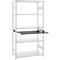 Tablette coulissante pour systèmes de rayonnages ORDO Business, coulisse télescopique à sortie totale, réglable en hauteur, L 1000 x P 500 mm, charge admissible 60 kg, noir profond RAL 9005