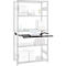 Tablette coulissante pour systèmes de rayonnages ORDO Business, coulisse télescopique à sortie totale, réglable en hauteur, L 1000 x P 500 mm, charge admissible 60 kg, noir profond RAL 9005