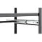 Tablette coulissante pour systèmes de rayonnages ORDO Business, coulisse télescopique à sortie totale, réglable en hauteur, L 1000 x P 500 mm, charge admissible 60 kg, noir profond RAL 9005