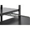 Tablette coulissante pour systèmes de rayonnages ORDO Business, coulisse télescopique à sortie totale, réglable en hauteur, L 1000 x P 500 mm, charge admissible 60 kg, noir profond RAL 9005