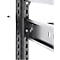 Tablette coulissante pour systèmes de rayonnages ORDO Business, coulisse télescopique à sortie totale, réglable en hauteur, L 750 x P 400 mm, charge admissible 60 kg, noir profond RAL 9005