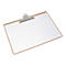 Tablette d'écriture MAULclassic, format portrait A3, pince nostalgique, bois dur, brun