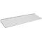 Tablette ESD en acier Treston M 1500, pour table de travail TED, jusqu'à 50 kg, inclinable, L 1490 x P 400 mm, acier revêtu de poudre d'époxy, gris clair