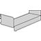 Tablette inférieure, avec supports latéraux, pour rayonnage ouvert Variabo, l. 1000 x P 350 mm