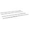 Tablette intermédiaire avec rebord de 20 mm pour conteneur en fils en acier 1200 x 800 mm
