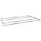 Tablette intermédiaire avec rebord de 20 mm pour conteneur en fils en acier 600 x 600 mm