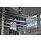 Tablette intermédiaire pour bacs roulants Schäfer Shop Select ADB BASICline, 700 x 705 mm, jusqu'à 150 kg, galvanisé bleu
