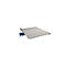 Tablette universelle pour table d'emballage et de travail Rocholz System 1200/1600/2000, jusqu'à 25 kg, réglable en hauteur, L 440 x P 520 x H 90 mm, gris clair