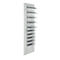Tablettes de porte SSI Schäfer, pour armoire d'atelier MS-M 2512, alu blanc, 1 lot